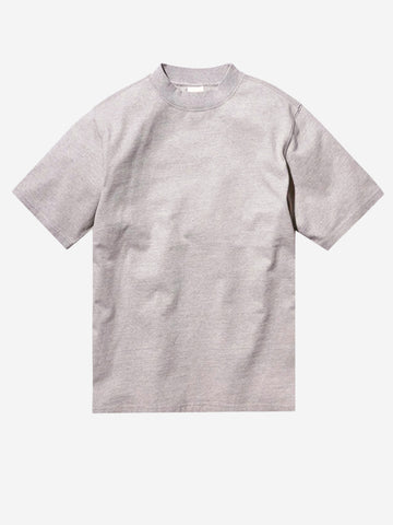 SNOW PEAK T-shirt in cotone riciclato Grigio medio