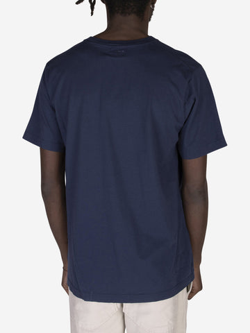 UNIVERSAL WORKS T-shirt con taschino Blu