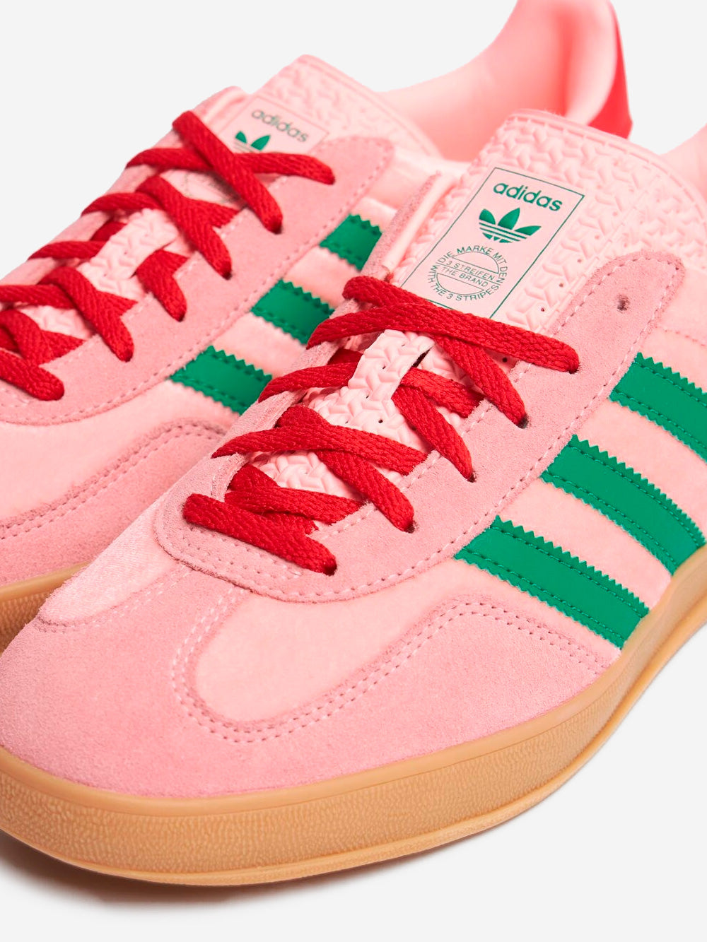 W Gazelle Indoor 'Court Green Glow Pink' - Main Image