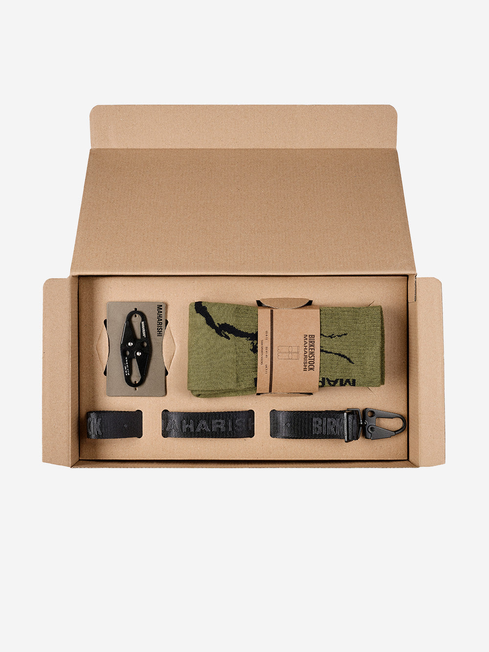 BIRKENSTOCK 1774 Maharishi Mogama Terra Tech Pack nero e oliva Urbanstaroma