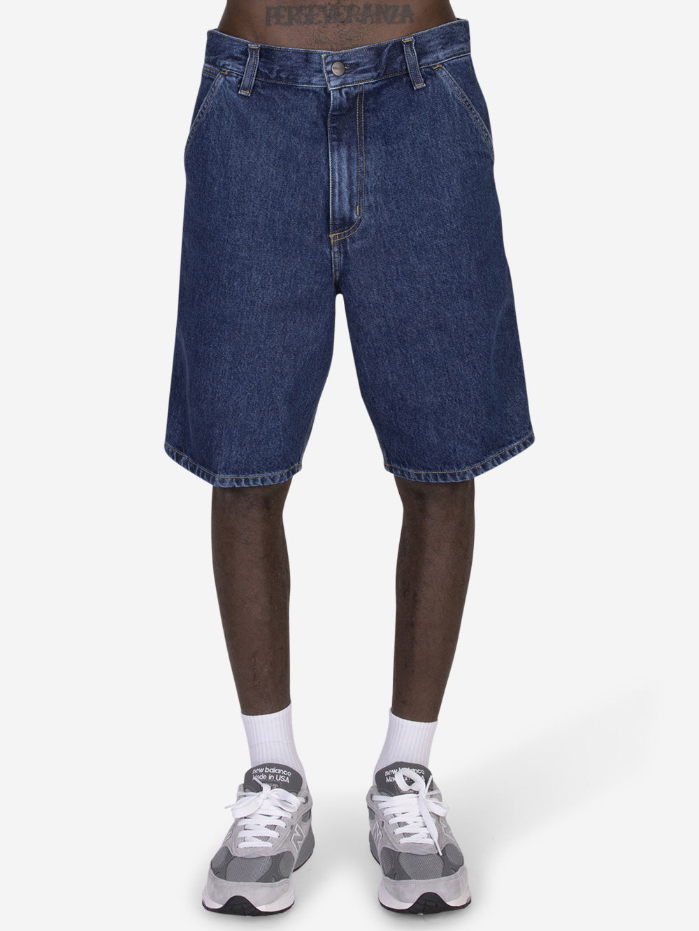 CARHARTT WIP Shorts in denim Single Knee blu Blu Urbanstaroma