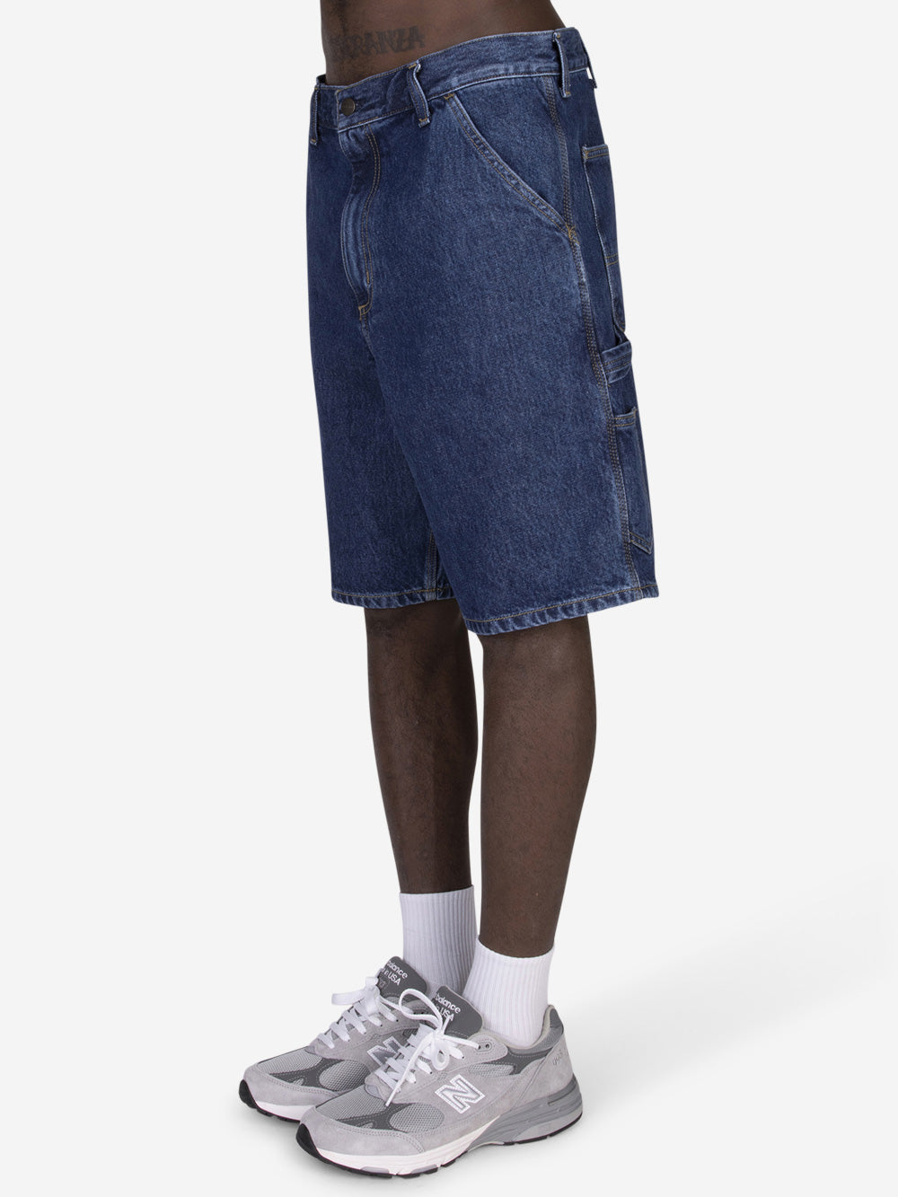 CARHARTT WIP Shorts in denim Single Knee blu Blu Urbanstaroma