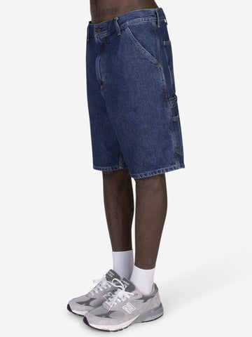 CARHARTT WIP Shorts in denim Single Knee blu Blu