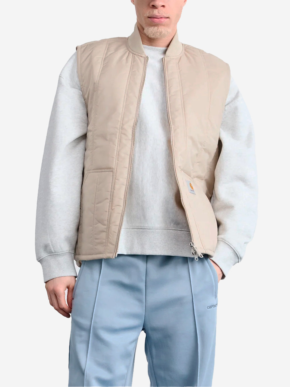 CARHARTT WIP M Gilet Lachlan beige Beige Urbanstaroma