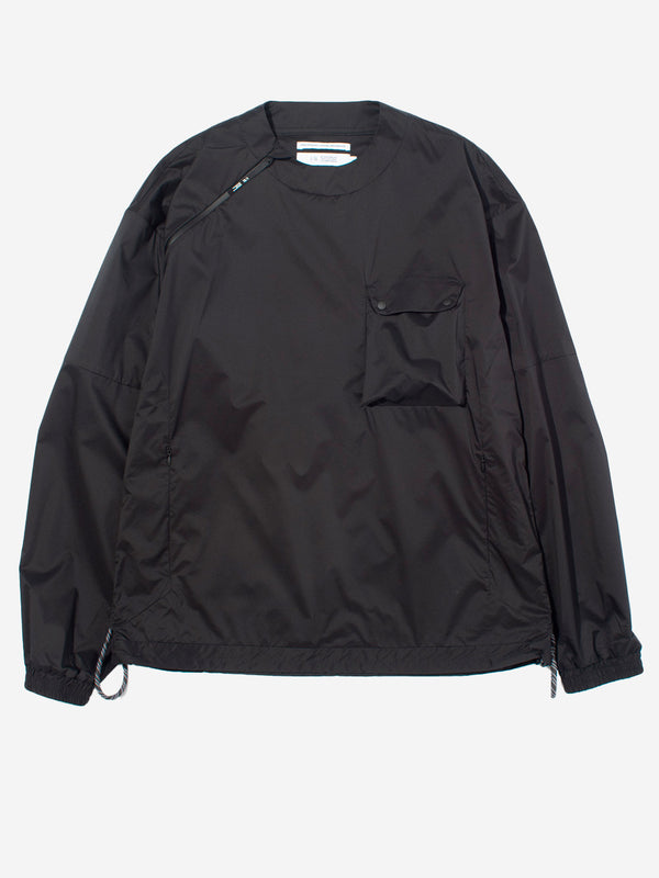 f/ce Pertexプルオーバー ブラック F/CE. Pertex tech zipper long sleeve t-shirt black FPA02251U0003