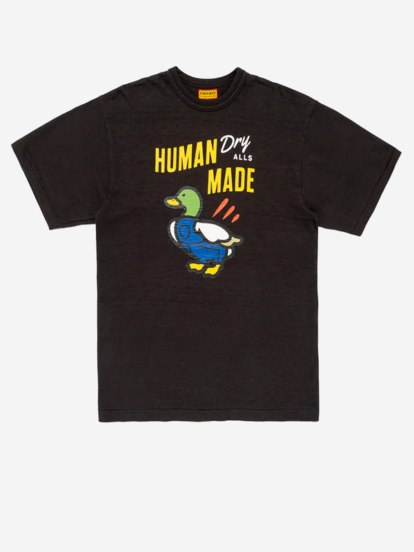 HUMANMADE ヒューマン カモ DUCK SALE セール 激安 HUMAN MADE Black duck graphic T-shirt HM29TE006 | Urbanstaroma