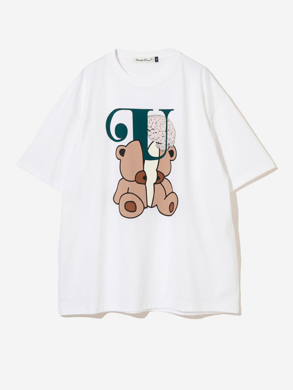 UNDERCOVER White 'Bear' T-shirt UC1E3801 | Urbanstaroma