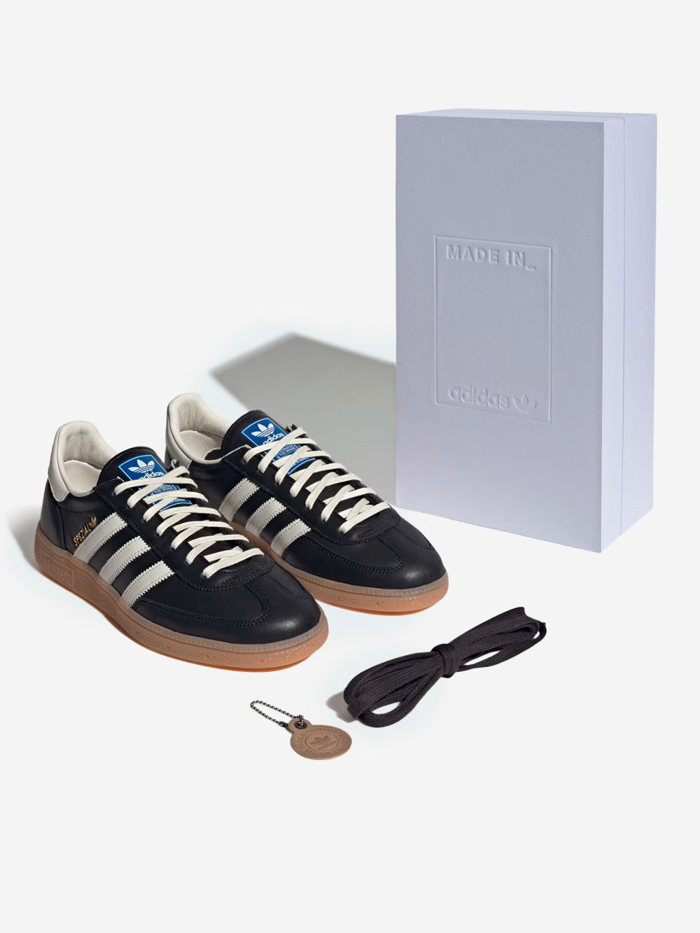 ADIDAS ORIGINALS Handball Spezial Mig in pelle nera Nero Urbanstaroma