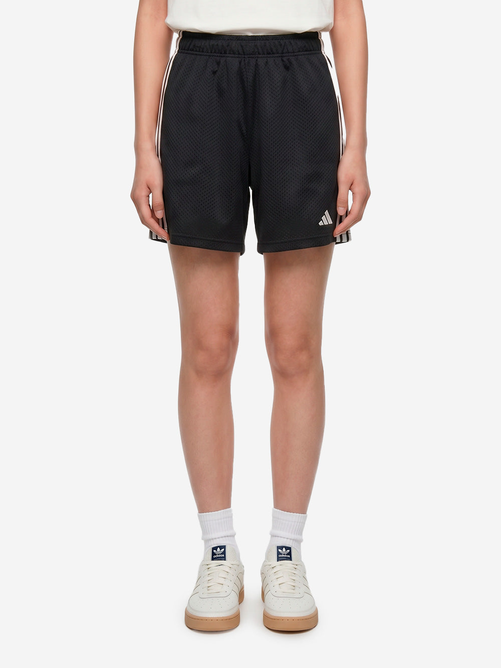 ADIDAS ORIGINALS Shorts Stadium in mesh nero Nero Urbanstaroma