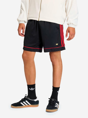 ADIDAS ORIGINALS Shorts neri 98 Nero rosso