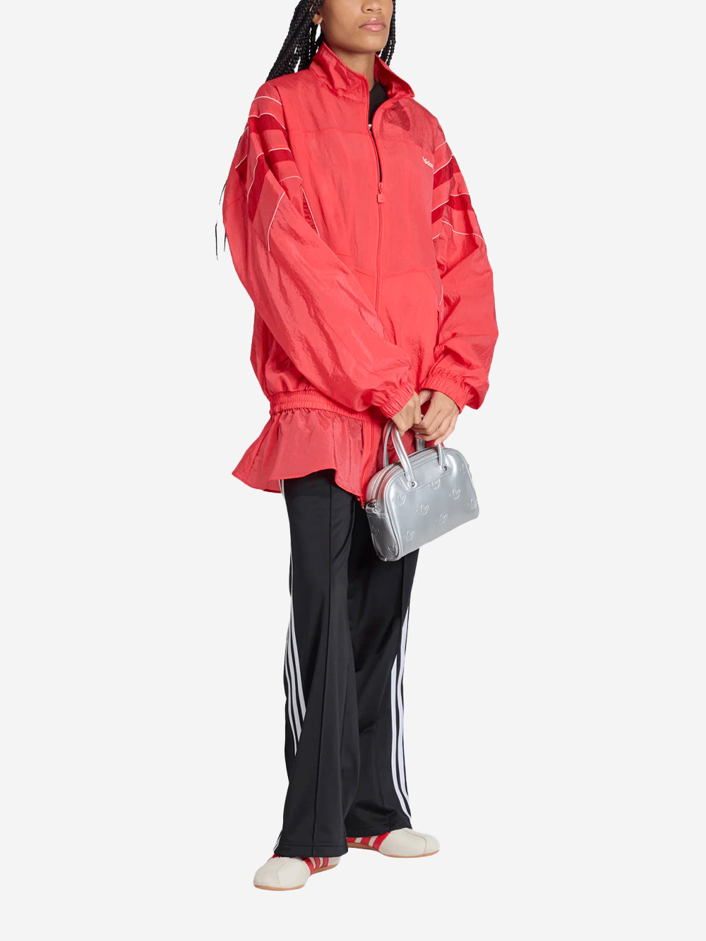 ADIDAS ORIGINALS Giacca sportiva oversize 'Santiago' rossa Rosso Urbanstaroma