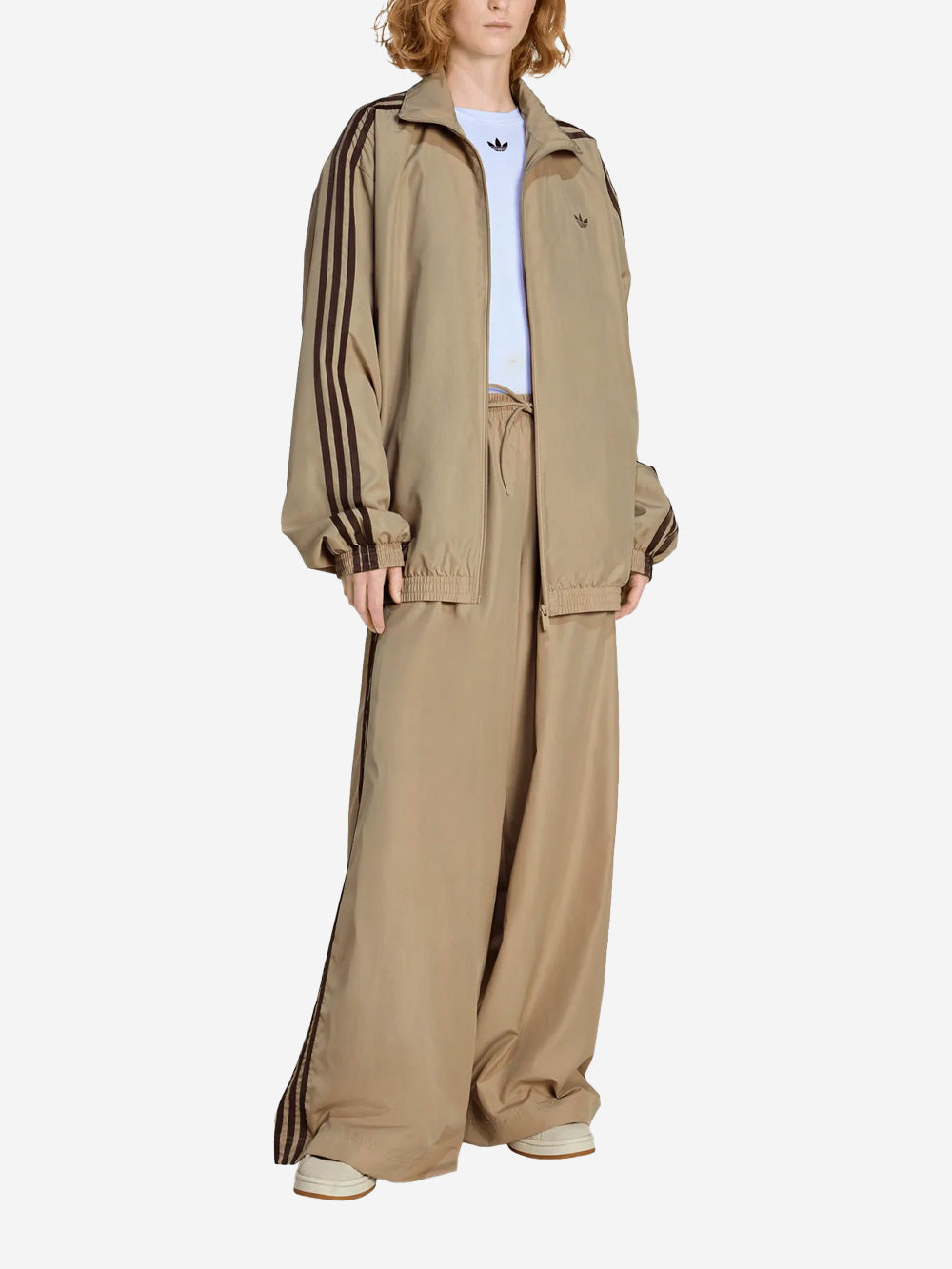 ADIDAS ORIGINALS Pantaloni Track beige khaki Firebird Adilenium Marrone chiaro Urbanstaroma