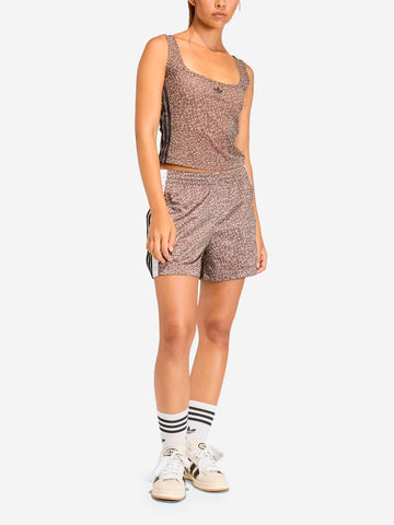 ADIDAS ORIGINALS Shorts Adibreak con stampa animalier Leopardata