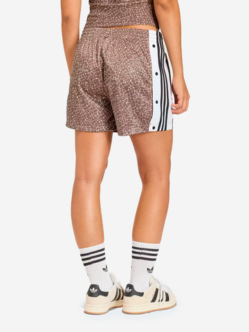 ADIDAS ORIGINALS Shorts Adibreak con stampa animalier Leopardata
