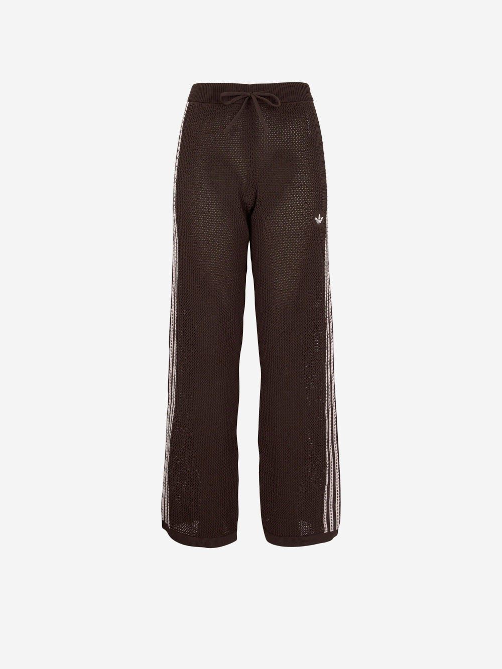 ADIDAS ORIGINALS Pantaloni sportivi Firebird marroni in crochet Marrone Urbanstaroma