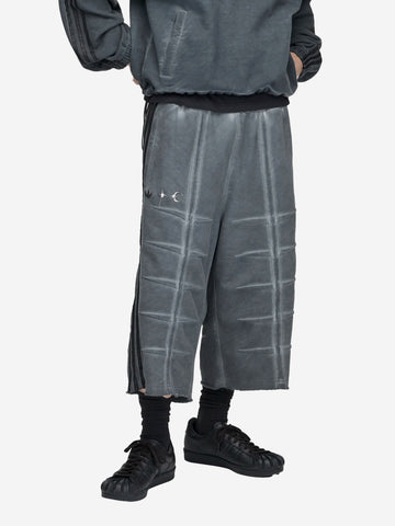 ADIDAS ORIGINALS Jorts in cotone neri x Thug Club Nero