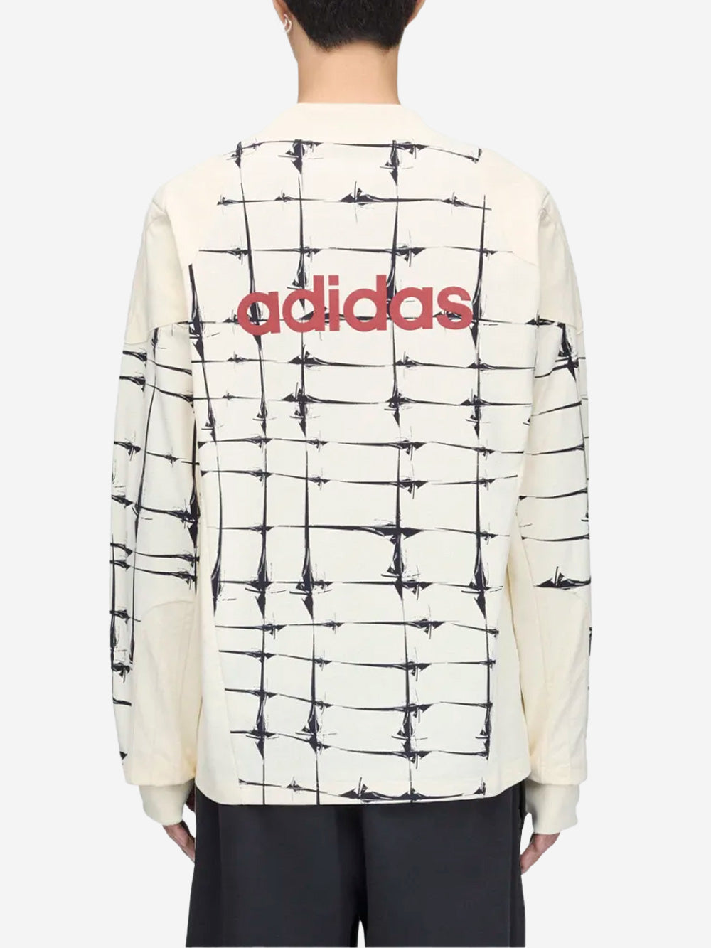 ADIDAS ORIGINALS T-shirt a manica lunga Goalie beige x Thug Club Crema Urbanstaroma