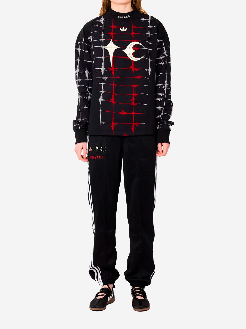 ADIDAS ORIGINALS Pantaloni Superstar Jogger x Thug Club Nero Urbanstaroma