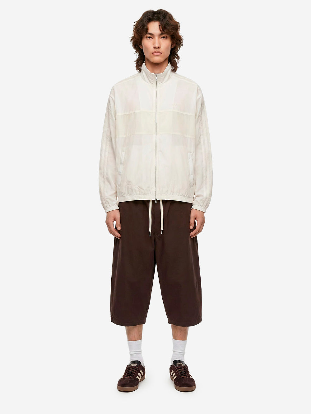 ADIDAS ORIGINALS Y3 x Wales Bonner Giacca track bianca Off white Urbanstaroma
