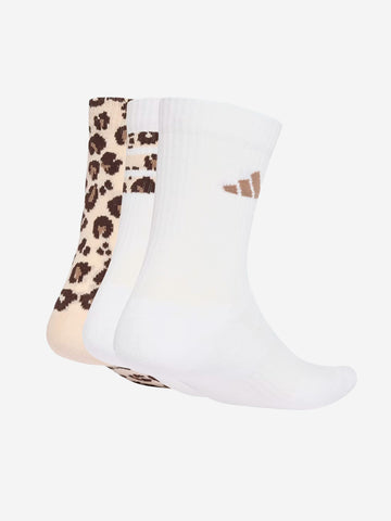 ADIDAS ORIGINALS Calze con grafica leopardata (x3) Leopardato