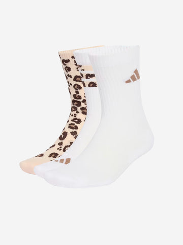 ADIDAS ORIGINALS Calze con grafica leopardata (x3) Leopardato