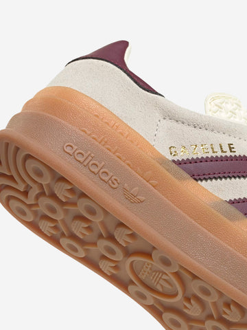 ADIDAS ORIGINALS W Gazelle Bold 'Cream White Maroon' Bianco rosso