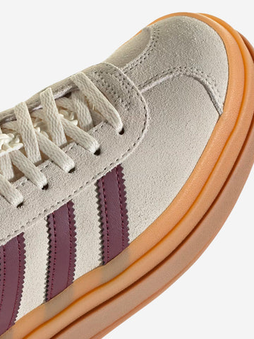ADIDAS ORIGINALS W Gazelle Bold 'Cream White Maroon' Bianco rosso