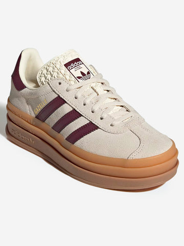 ADIDAS ORIGINALS W Gazelle Bold 'Cream White Maroon' Bianco rosso