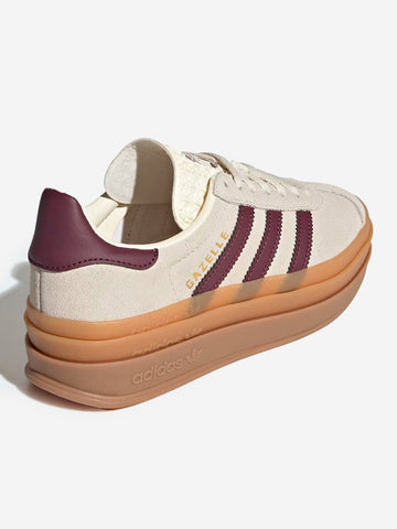 ADIDAS ORIGINALS W Gazelle Bold 'Cream White Maroon' Bianco rosso