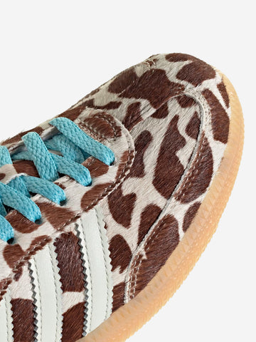 ADIDAS ORIGINALS W Samba OG pony hair 'Giraffe' Beige