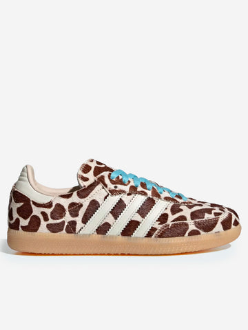 ADIDAS ORIGINALS W Samba OG pony hair 'Giraffe' Beige