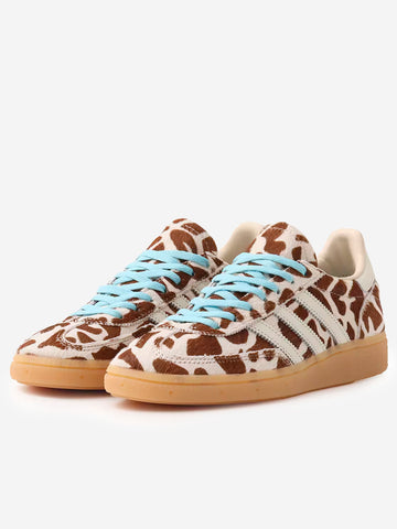 ADIDAS ORIGINALS W Handball Spezial 'Crystal Linen Ivory Icey Blue' con motivo a giraffa Beige