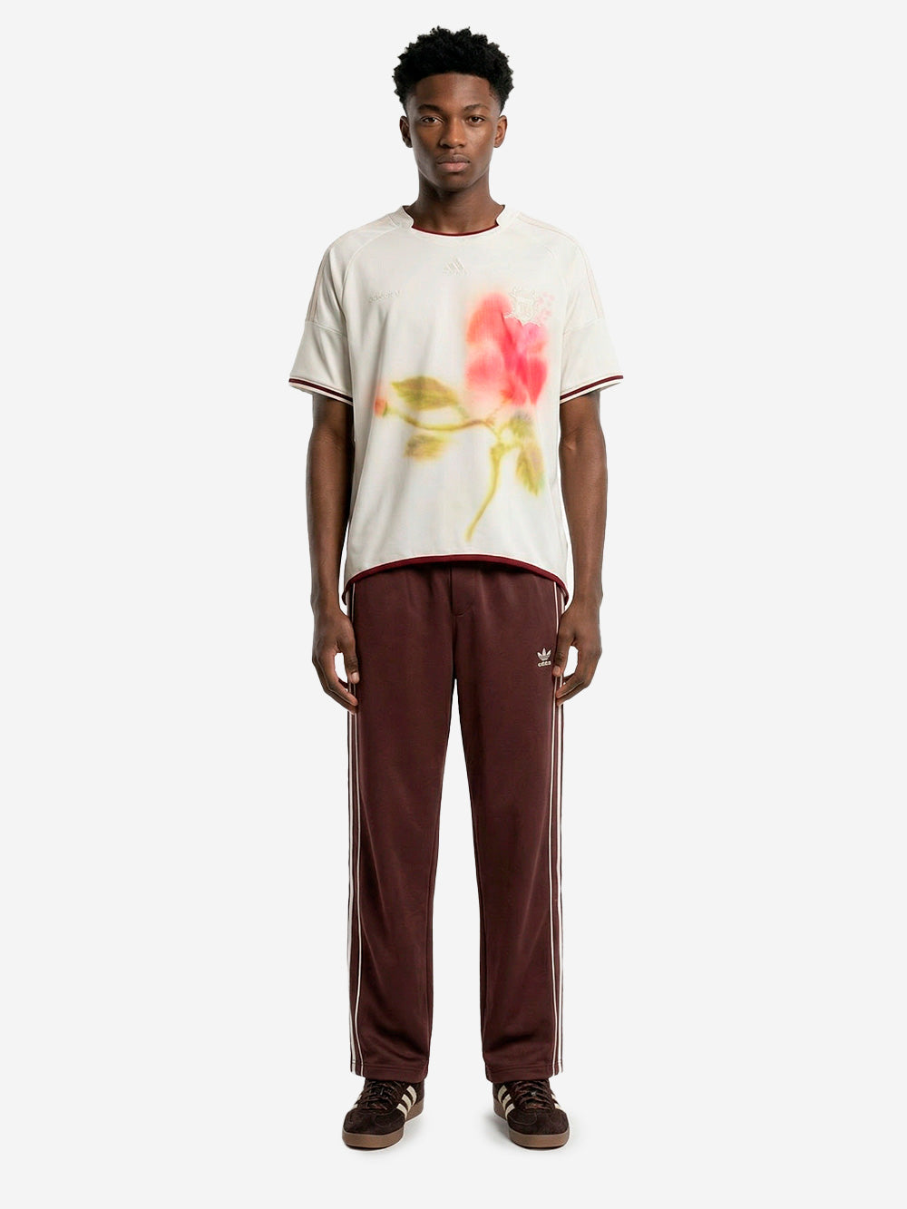 ADIDAS ORIGINALS Pantaloni da allenamento marroni in tessuto piqué x Wales Bonner Marrone Urbanstaroma
