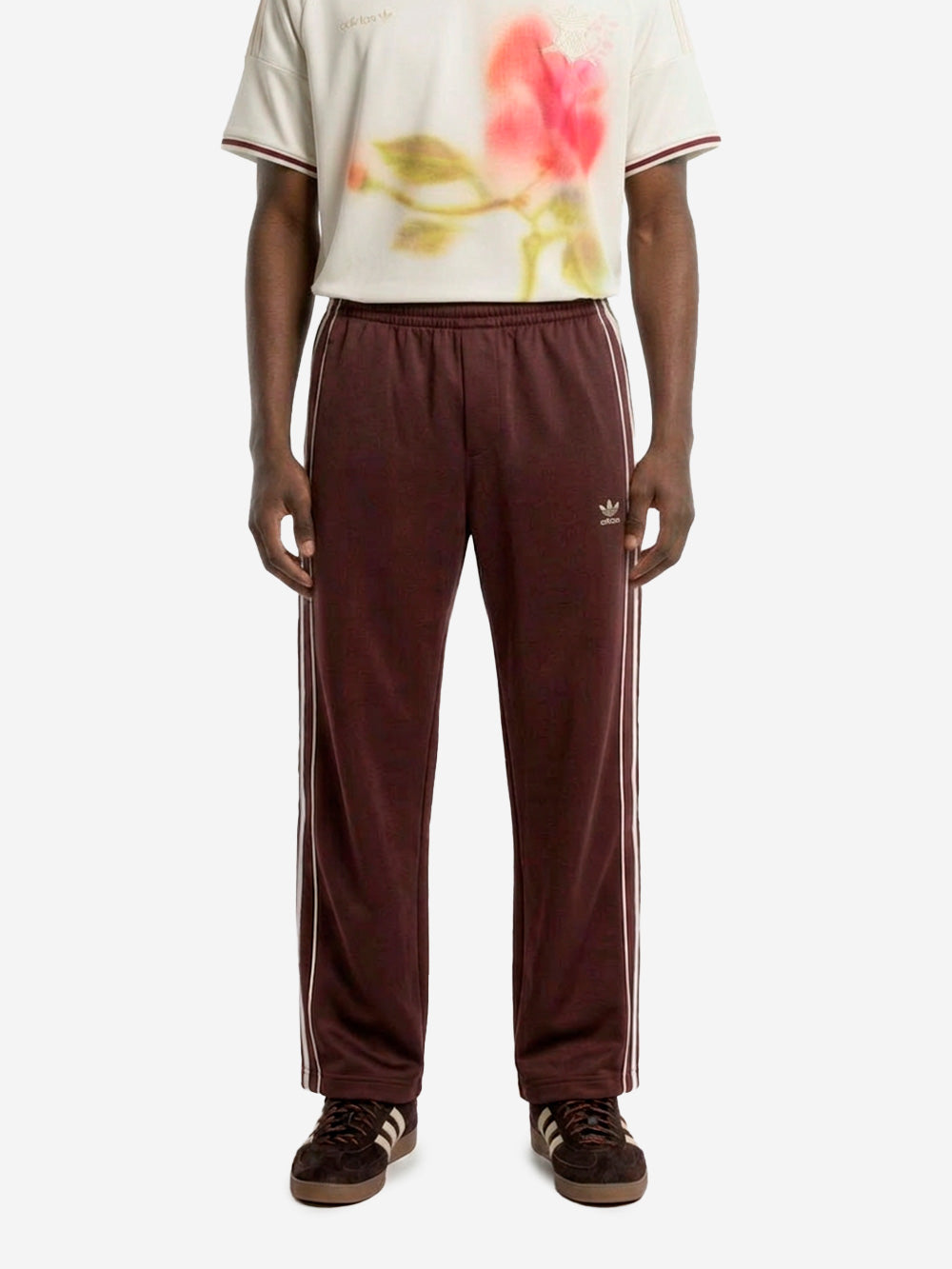ADIDAS ORIGINALS Pantaloni da allenamento marroni in tessuto piqué x Wales Bonner Marrone Urbanstaroma