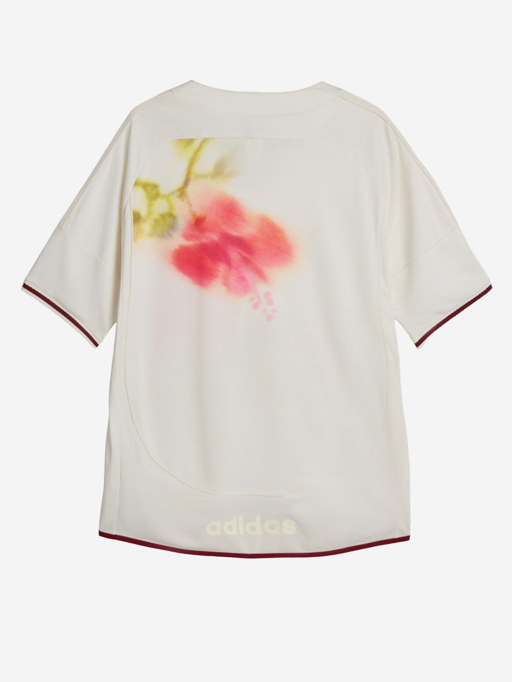 ADIDAS ORIGINALS T-shirt football beige in jersey con stampa x Wales Bonner Off white Urbanstaroma