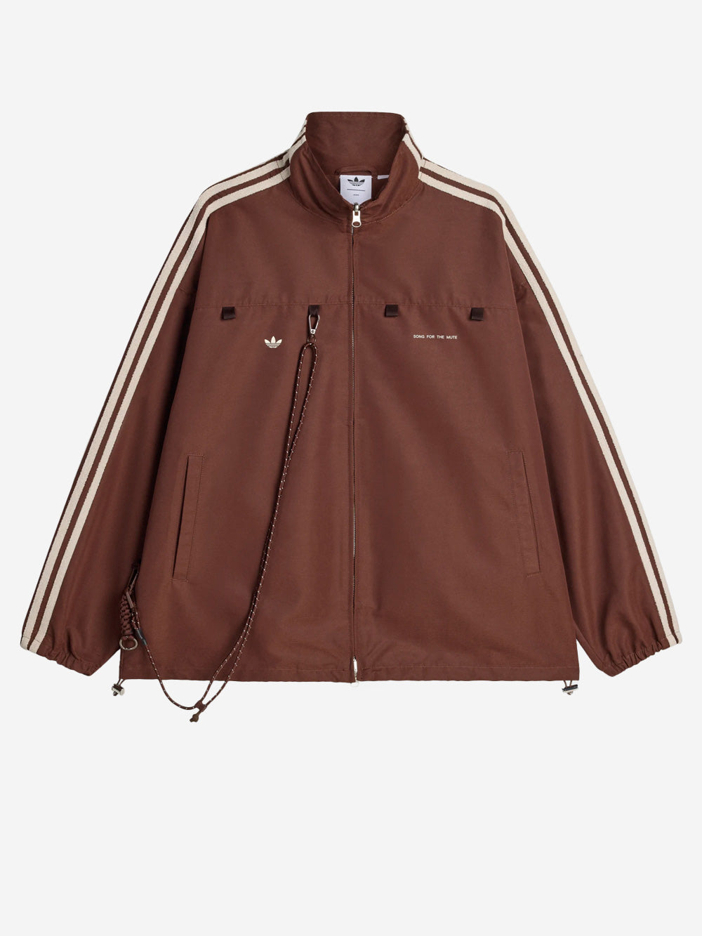 ADIDAS ORIGINALS Track top sportivo marrone x Song for the Mute 007 Marrone Urbanstaroma