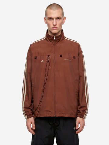 ADIDAS ORIGINALS Track top sportivo marrone x Song for the Mute 007 Marrone