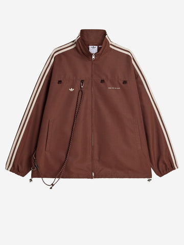 ADIDAS ORIGINALS Track top sportivo marrone x Song for the Mute 007 Marrone