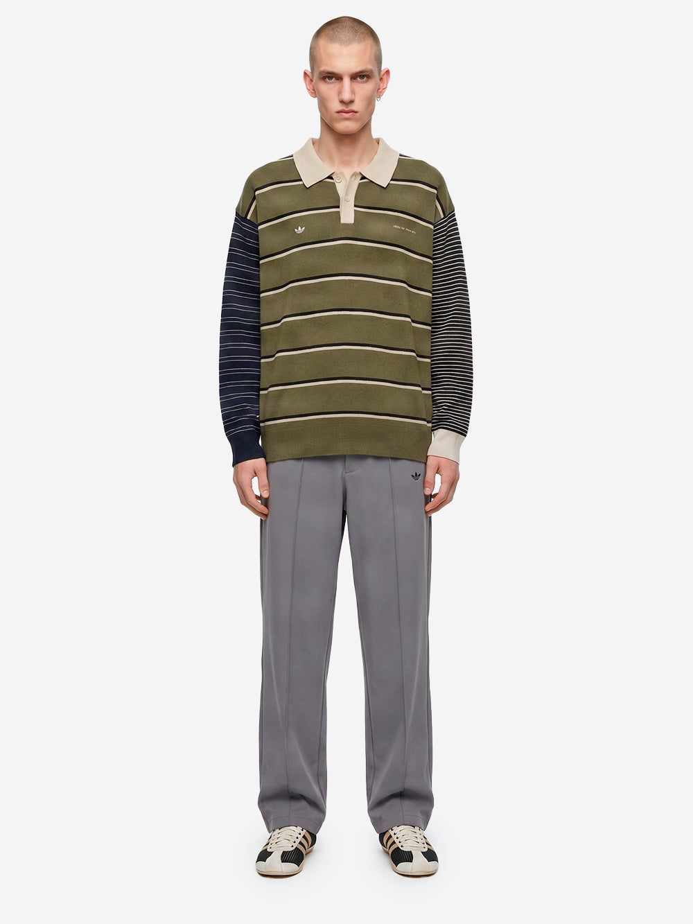 ADIDAS ORIGINALS T-shirt a manica lunga x Song for the Mute 007 Verde blu Urbanstaroma