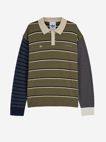 ADIDAS ORIGINALS T-shirt a manica lunga x Song for the Mute 007 Verde blu