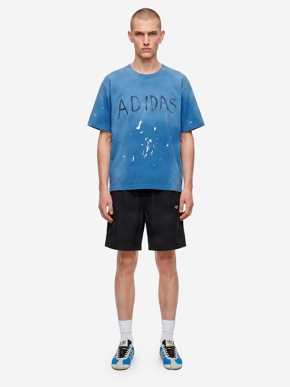 ADIDAS ORIGINALS Shorts in tessuto tecnico nero x Song for The Mute 007 Nero Urbanstaroma