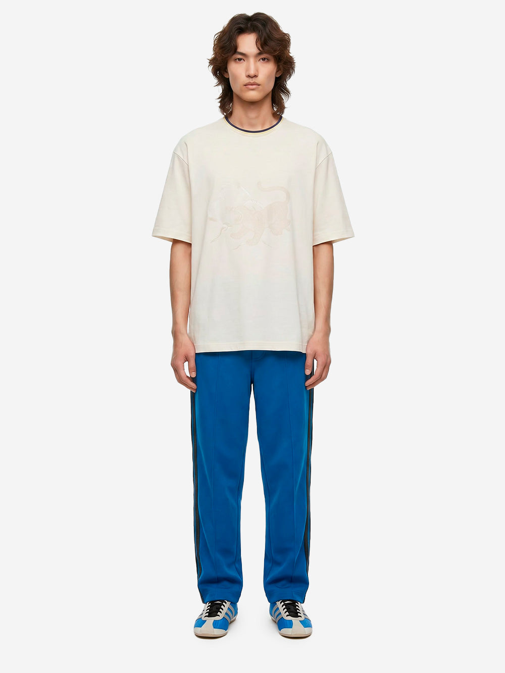 ADIDAS ORIGINALS Y3 x Wales Bonner Pantaloni track blu Blu Urbanstaroma