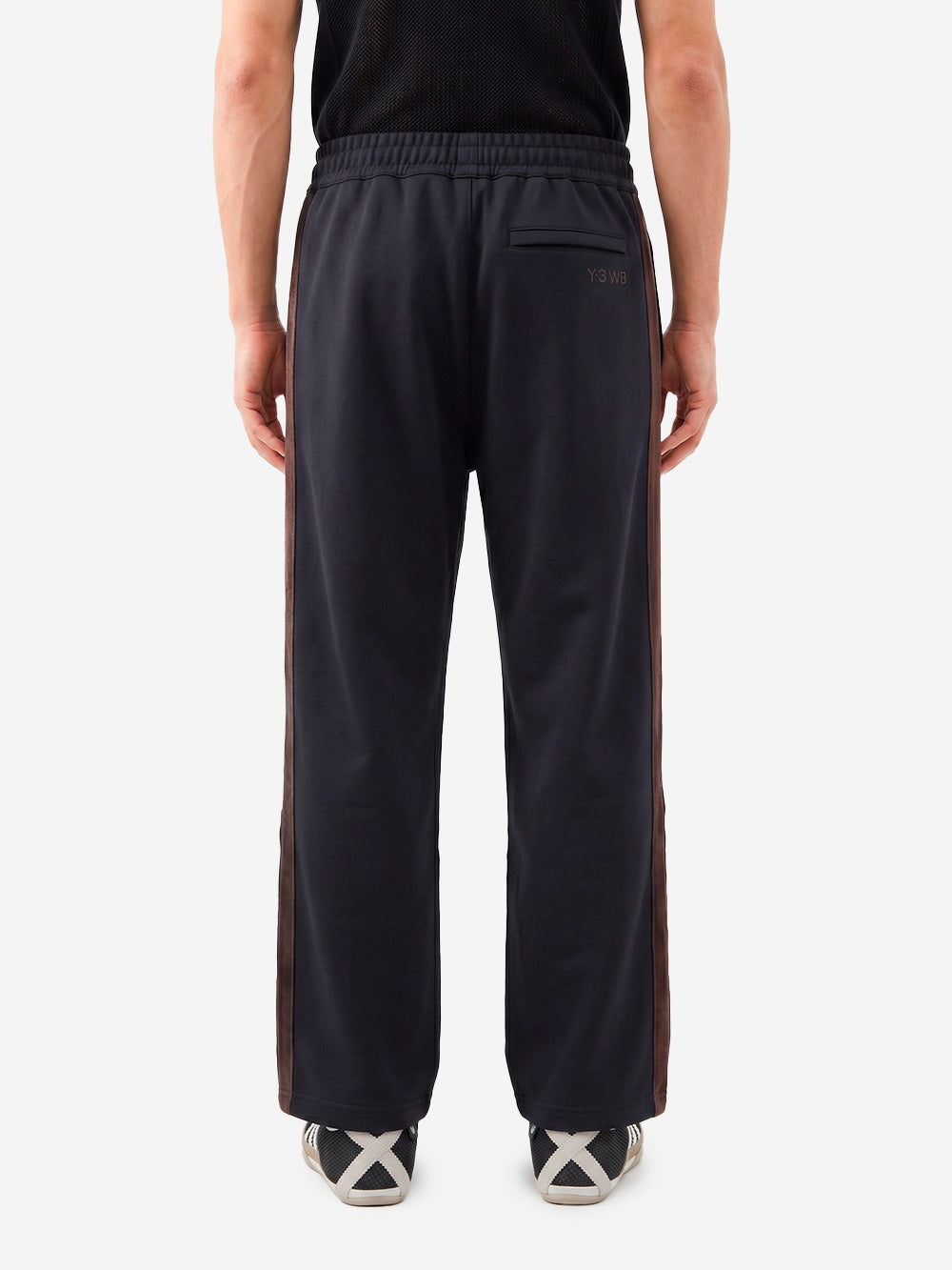 ADIDAS ORIGINALS Y3 x Wales Bonner Pantaloni track neri Nero marrone Urbanstaroma