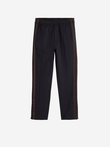 ADIDAS ORIGINALS Y3 x Wales Bonner Pantaloni track neri Nero marrone