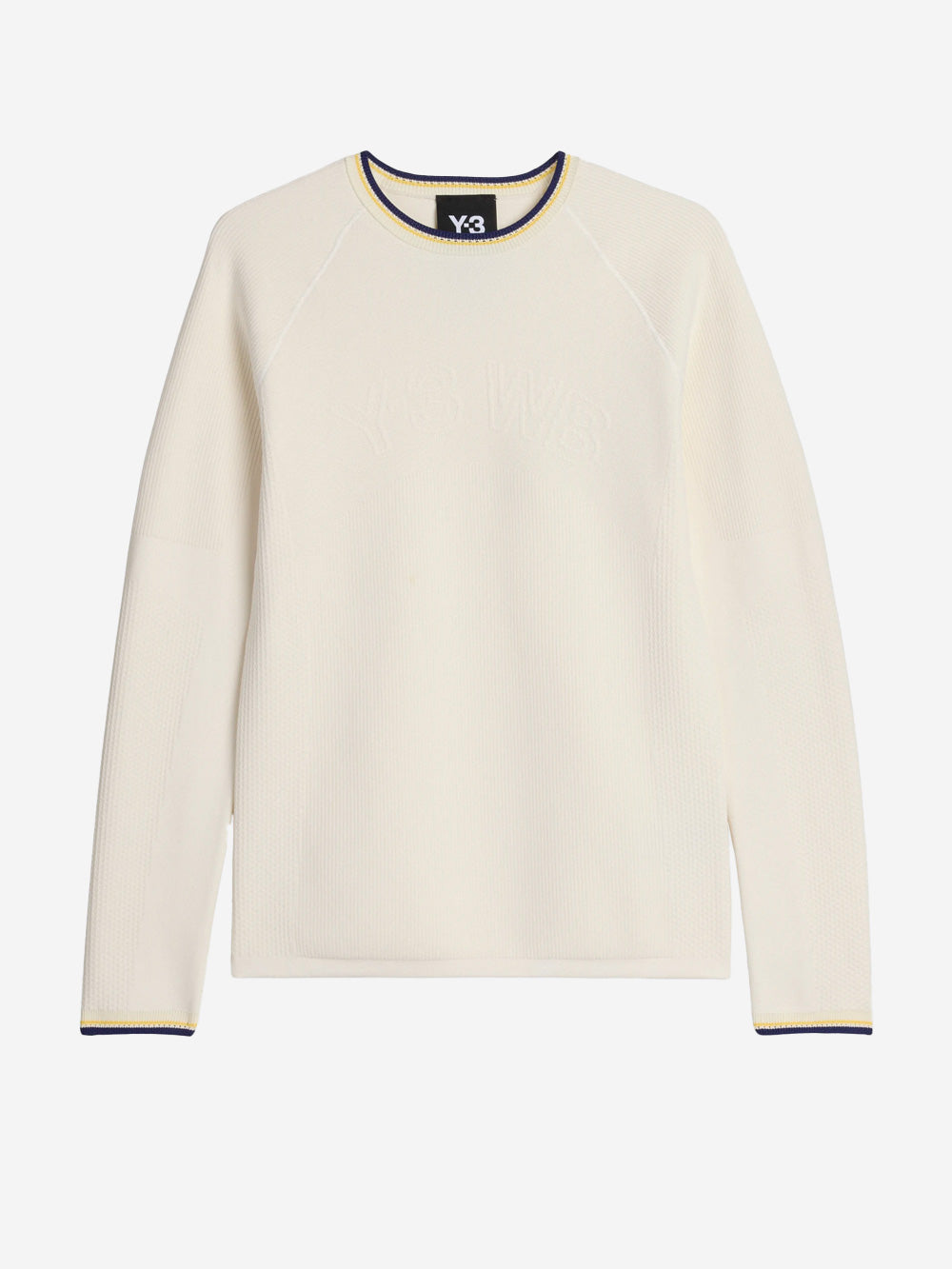 ADIDAS ORIGINALS Y3 x Wales Bonner Maglia base top crema Off white Urbanstaroma