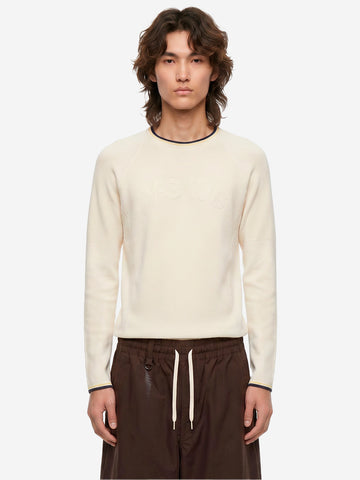 ADIDAS ORIGINALS Y3 x Wales Bonner Maglia base top crema Off white