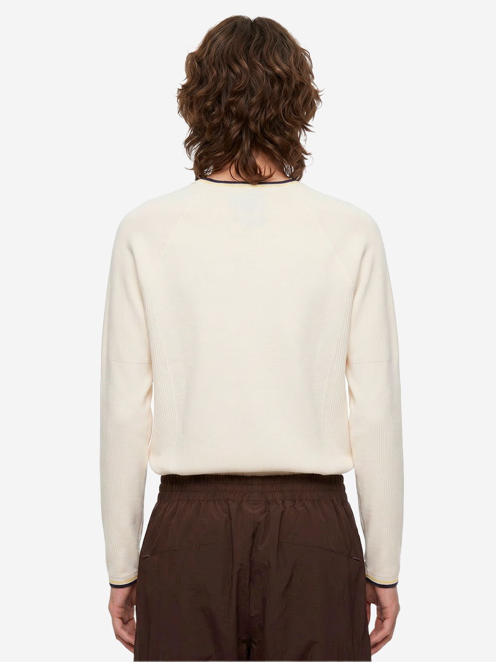 ADIDAS ORIGINALS Y3 x Wales Bonner Maglia base top crema Off white Urbanstaroma