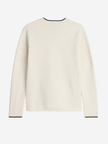 ADIDAS ORIGINALS Y3 x Wales Bonner Maglia base top crema Off white