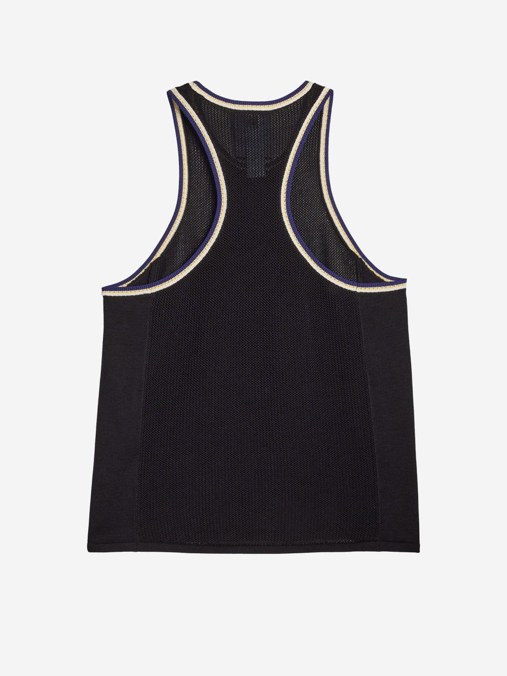 ADIDAS ORIGINALS Y3 x Wales BonnerTank top in maglia Nero Urbanstaroma