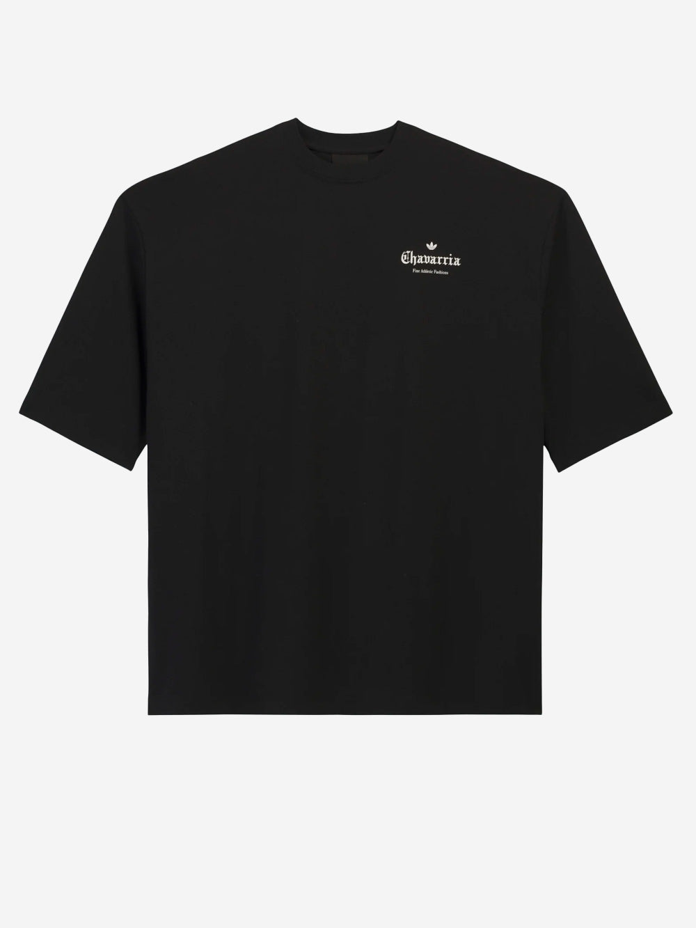 ADIDAS ORIGINALS T-shirt nera con logo e rosa sul retro x Willy Chavarria Nero Urbanstaroma